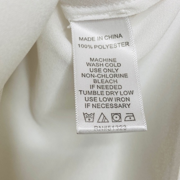 1. STATE White Sheer Sleeveless Blouse Top Black Collar V-Neck Detail Size Small - Picture 5 of 6